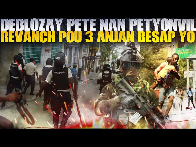 Deblozay Pete Nan Petyonvil Revanj 3 Ajan BSAP Ki Tonbe, Alet Sou Komisarya