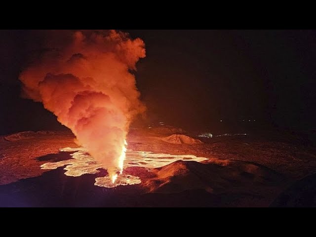 Iceland's volcano erupts for the third time since December