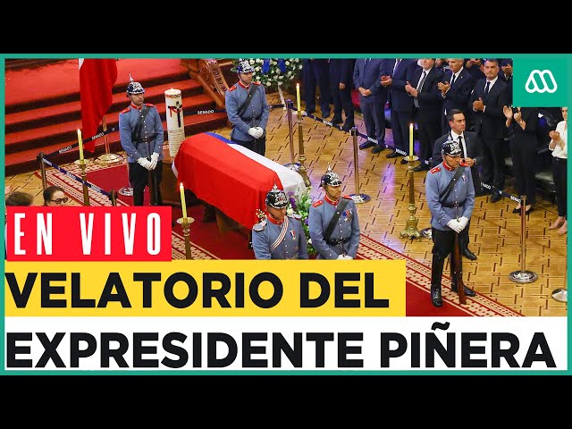 EN VIVO | Duelo Nacional | Velatorio del expresidente Sebastián Piñera en el ex Congreso Nacional