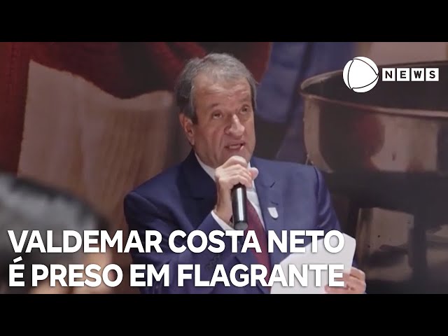 Valdemar Costa Neto é preso em flagrante com arma de fogo