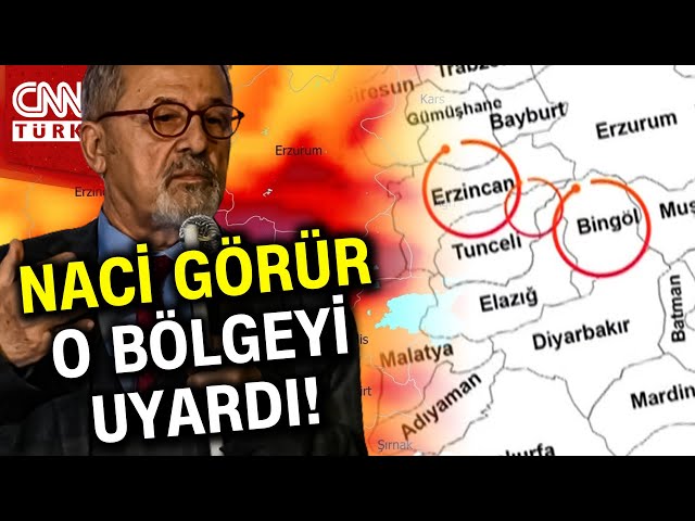 Naci Görür'den Çarpıcı Deprem Uyarısı! O Bölgeleri İşaret Etti: "Bingöl-Tunceli-Marmara...