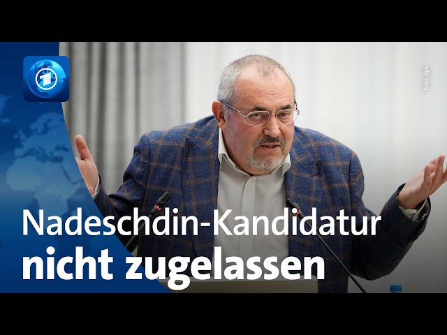 Kriegsgegner Nadeschdin darf nicht gegen Putin antreten