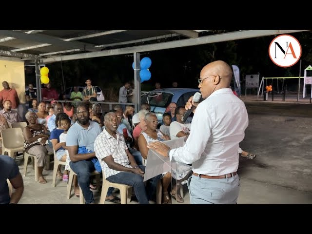 L'inauguration du Complexe Sportif de Palétuviers, baptisé du nom de David Echard le 7 février 