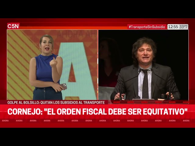 ALFREDO CORNEJO: la QUITA de SUBSIDIOS al TRANSPORTE MANTIENE FUERTES ASIMETRÍAS con las PROVINCIAS