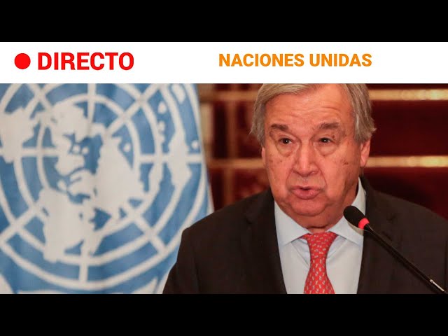 GUTERRES  EN DIRECTO: Primera RUEDA de PRENSA de 2024 del SECRETARIO GENERAL | RTVE Noticias