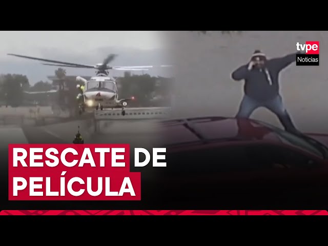 Estados Unidos: Bomberos rescatan a hombre que se lanzó al agua para rescatar a su perro