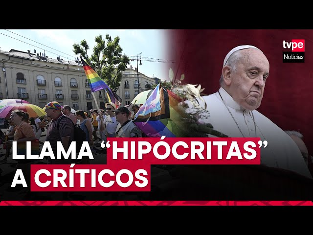 Papa Francisco llama “hipócritas” a quienes critican la bendición a parejas del mismo sexo