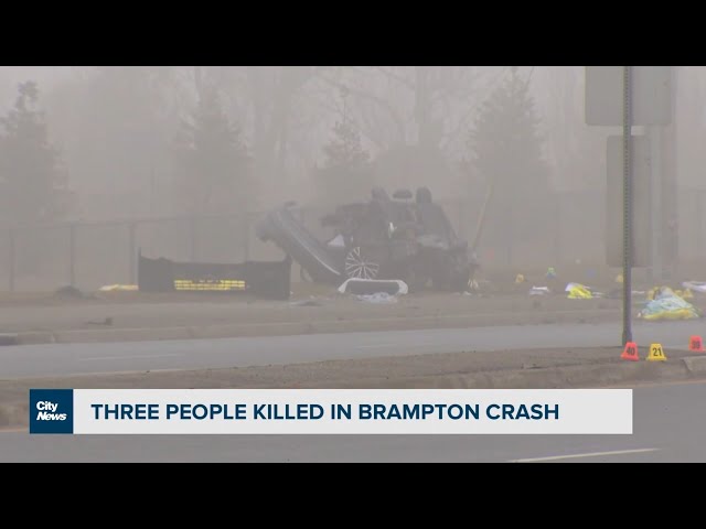 Community reacts to deadly Brampton crash