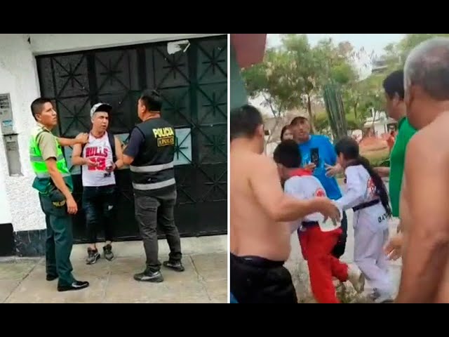 Policía detiene a sujeto que le rompió la nariz a su pequeño hijo