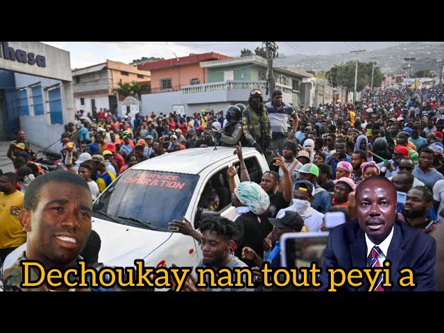 Dechoukay nan tout peyi a tèt Ariel cho nan moman an la,peyi a tèt anba pwoblem yo vin pi mal