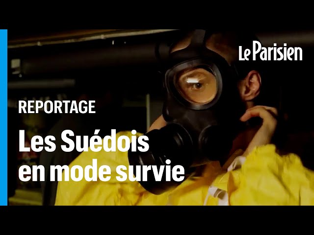 Masques à gaz, conserves, bougies… Ces Suédois se préparent à une attaque russe