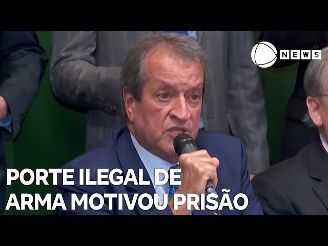 Porte ilegal de arma motivou prisão de Valdemar Costa Neto