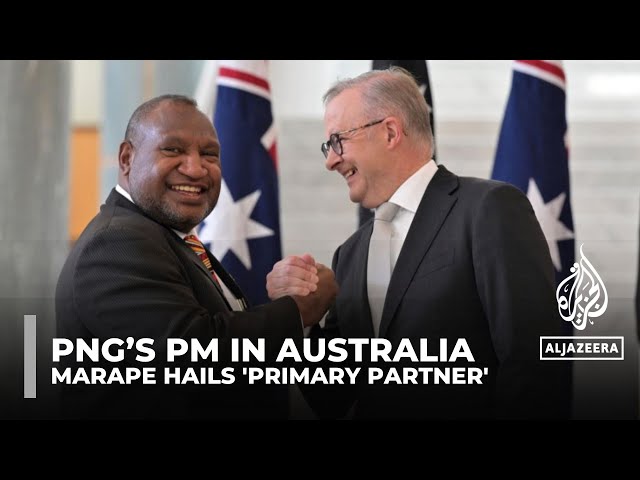 Papua New Guinea PM in Australia: Marape hails 'primary partner' in rare visit