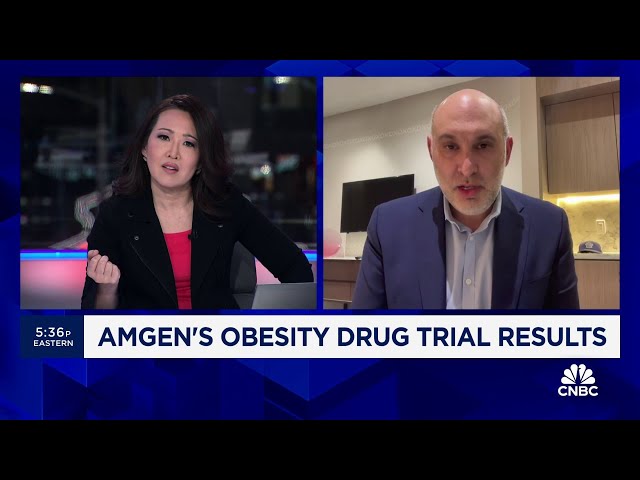 ⁣Amgen has 'a lot to prove' in the weight-loss drug category, says Mizuho's Jared Holz