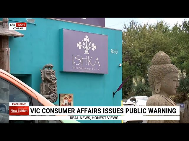 Consumer Affairs Victoria issues warning over Ishka homewares store