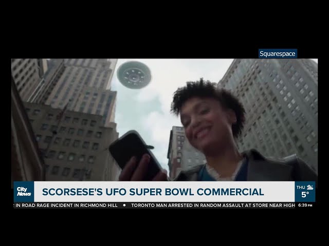 Martin Scorsese features UFOs in new Super Bowl ad