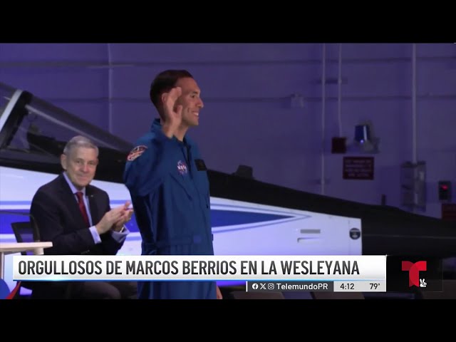 Gran orgullo por el nuevo astronauta boricua, Marcos Berrios