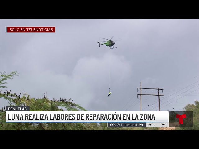 Residentes de Peñuelas se quedan sin servicio de energía eléctrica