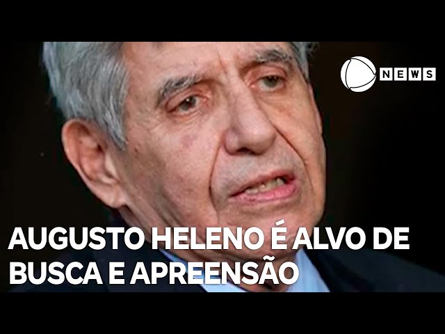 General Augusto Heleno é alvo de busca e apreensão em operação da PF