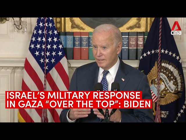 Israel’s military response in Gaza due to Hamas attack ‘over the top’: Biden