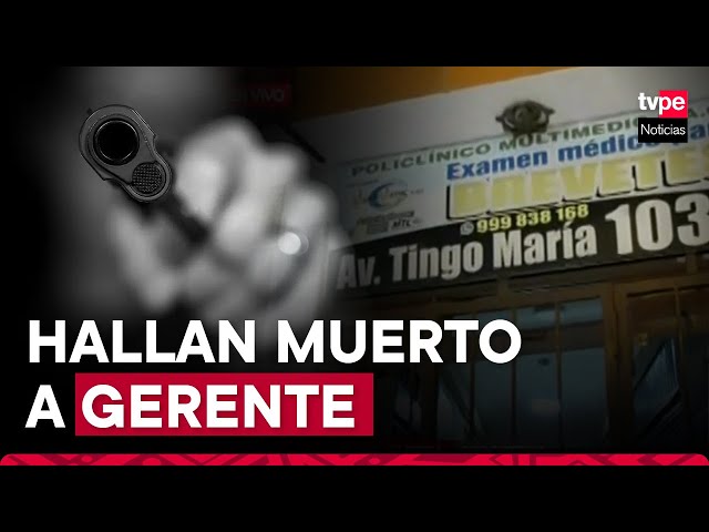 Breña: hallan muerto a gerente de policlínico que había sido clausurado