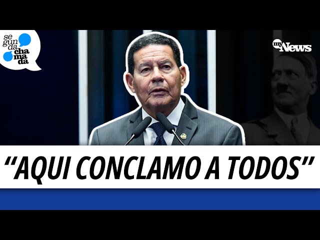 MOURÃO FALA EM "CONFRONTO" E PEDE REAÇÃO DAS FORÇAS ARMADAS  EM DISCURSO SOBRE OPERAÇÃO DA