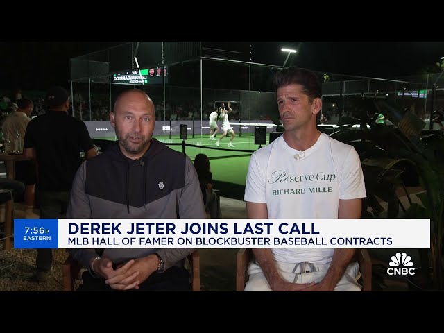 MLB Hall of Famer Derek Jeter talks new padel tournament happening in South Florida