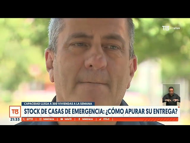 Stock de casas de emergencias: ¿Cómo apurar su entrega?