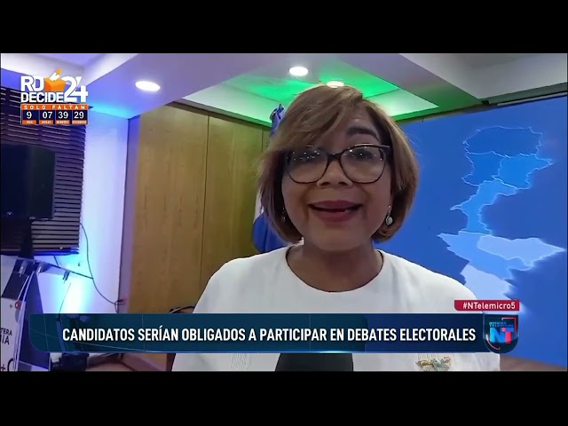 Candidatos serían obligados a participar en los debates electorales