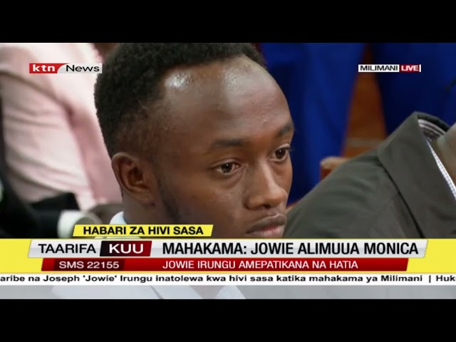 ⁣Joseph Irungu alias Jowie found guilty of the murder of businesswoman Monica Kimani