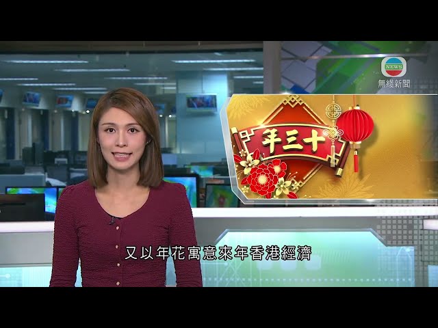 香港新聞｜無綫新聞｜09/02/24 要聞｜李家超向市民拜早年 以年花寓意來年香港經濟｜TVB News