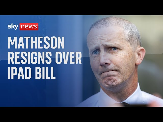 Michael Matheson resigns as Scottish health secretary over £11,000 iPad bill