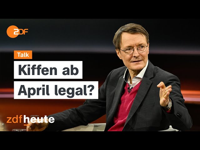 ⁣Lauterbach: Kiffen gefährlich - und bald erlaubt | Markus Lanz vom 08. Februar 2024