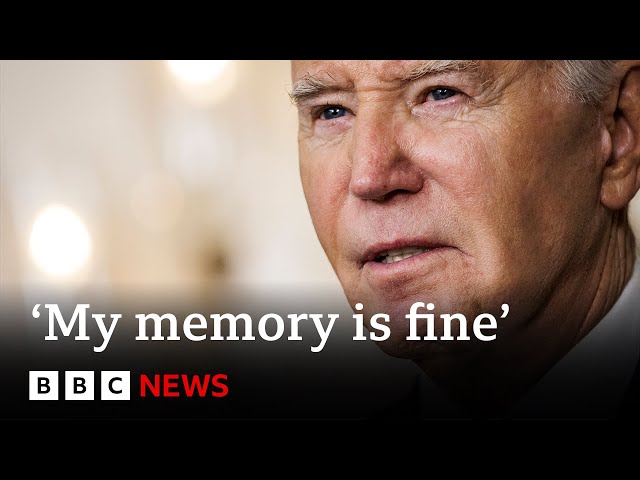 'My memory is fine' – US President Joe Biden hits back at special counsel | BBC News