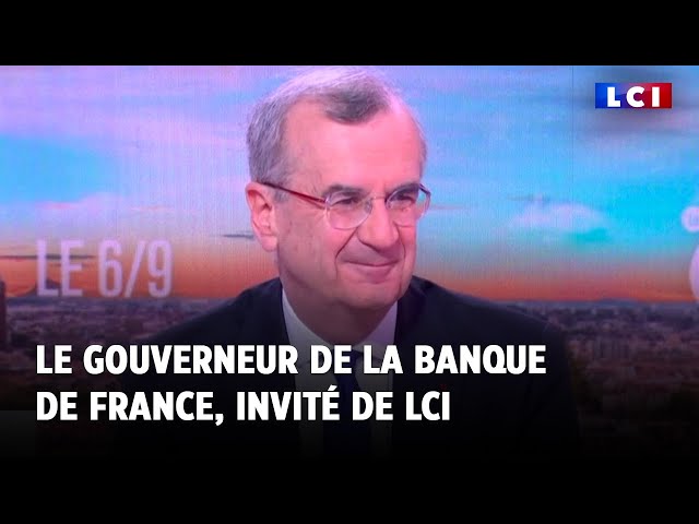 "On va échapper au scénario noir de la récession", assure le gouverneur de la Banque de Fr