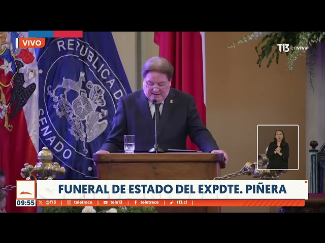 Discurso de Ricardo Blanco en Funeral de Estado de Sebastián Piñera