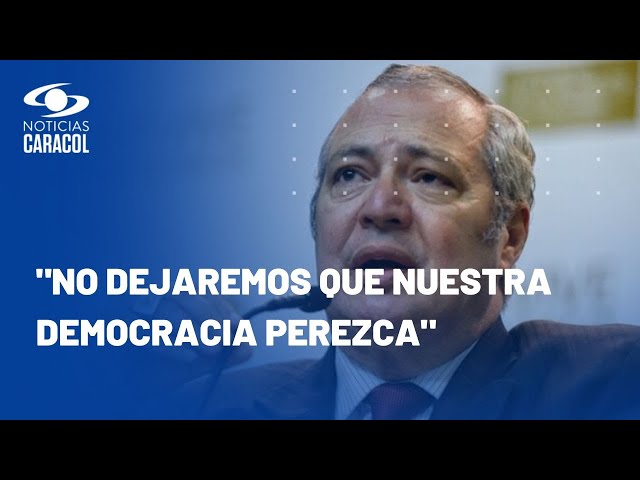 Asedio al Palacio de Justicia fue una amenaza a la democracia, dice presidente del Senado