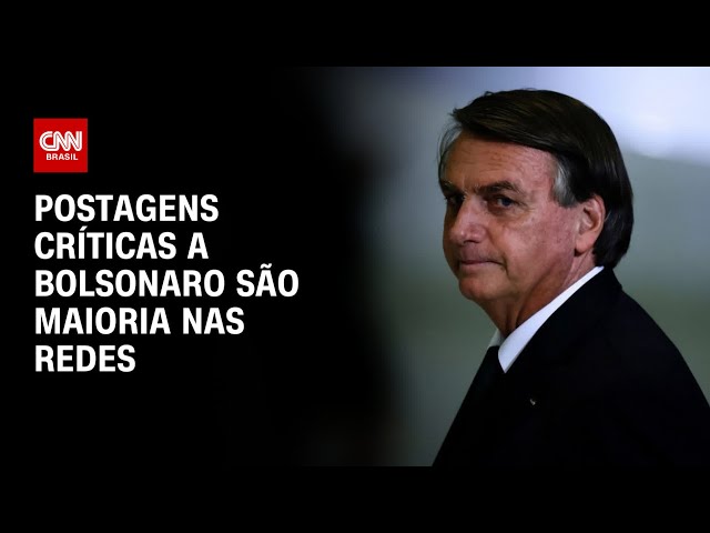 Postagens críticas a Bolsonaro são maioria nas redes | LIVE CNN