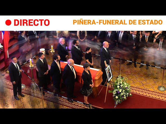 SEBASTIÁN PIÑERA  EN DIRECTO: FUNERAL de ESTADO al EXPRESIDENTE DE CHILE | RTVE NOTICIAS