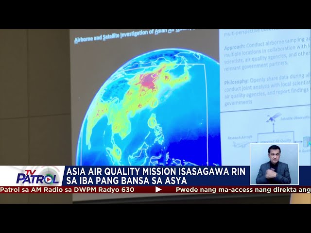 NASA planong pag-aralan ang kalidad ng hangin ng Pilipinas