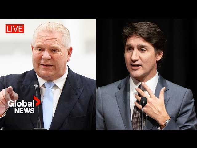 Trudeau, Doug Ford make health-care funding announcement in Ontario | LIVE