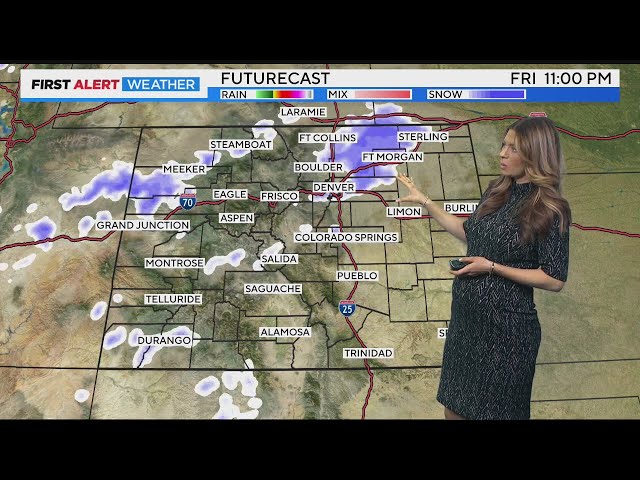 Colorado weather: Cold and snow moving in for the weekend