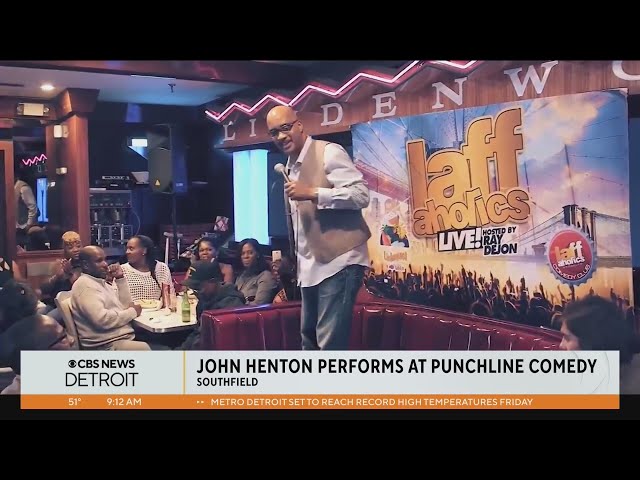 John Henton performs at Punchline Comedy Lounge