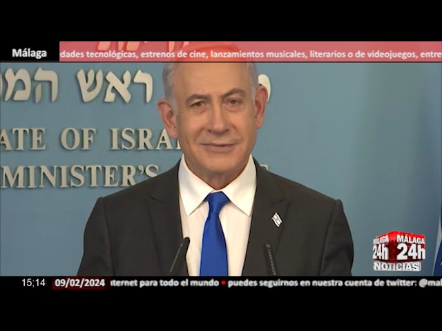 Noticia - Netanyahu ordena al Ejército que prepare la "evacuación" de Rafá