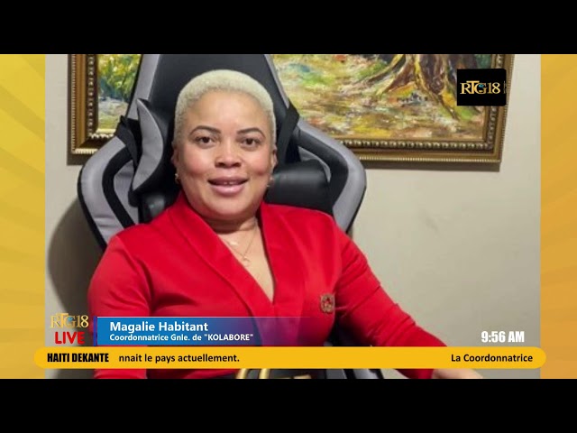 #HAITI|DEKANTE|Magalie Habitant, Coordonnatrice Gnle.KOLABORE