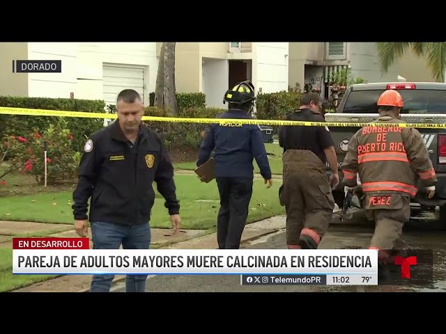 Investigan origen de incendio que cobró la vida de adultos mayores y mascotas en Dorado