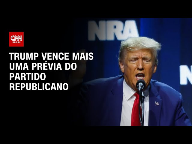 Trump vence mais uma prévia do partido Republicano | BRASIL MEIO-DIA