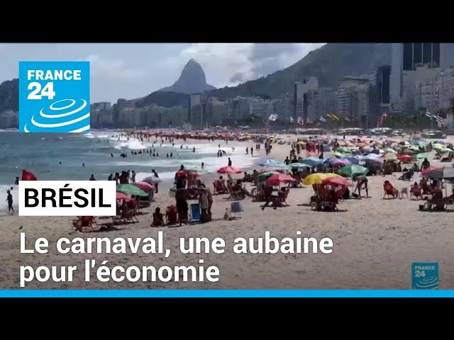 Brésil : le carnaval de Rio, une aubaine pour l'économie du pays • FRANCE 24