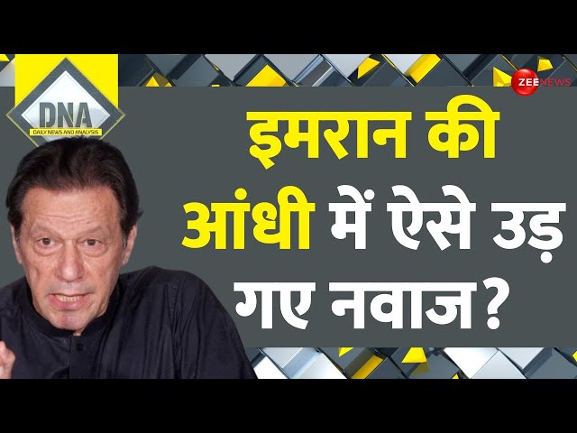 Pakistan Election Result 2024: इमरान की आंधी में उड़ गए नवाज? | Nawaz Sharif | Imran Khan | DNA News