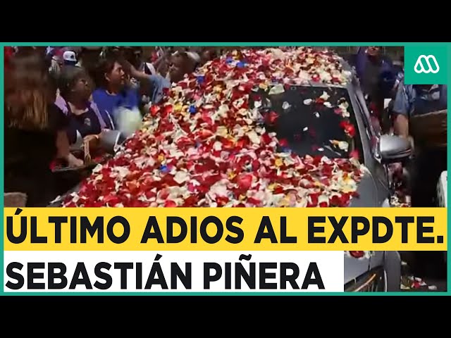 Homenaje ciudadano: Pergoleras salen a despedir al expresidente Sebastián Piñera